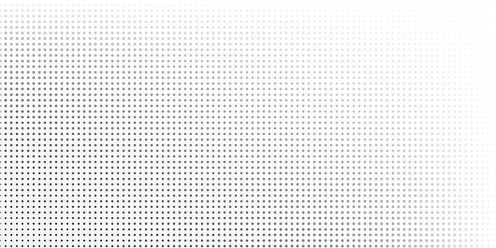 Halftone gradient. Dotted gradient, smooth dots spraying and halftones dot background seamless horizontal geometric pattern vector template set. dots vector ilustration