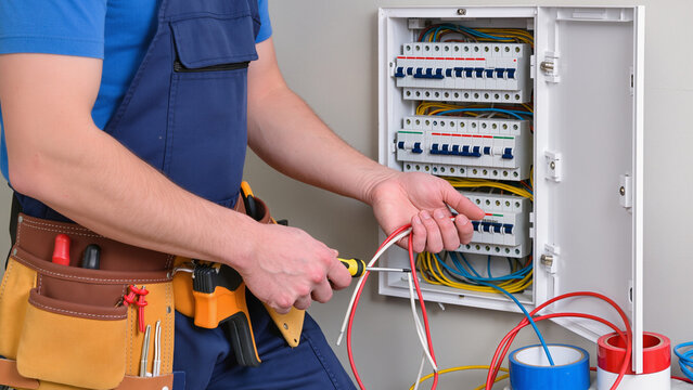 electrician at work