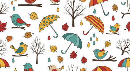 autumn seamless pattern