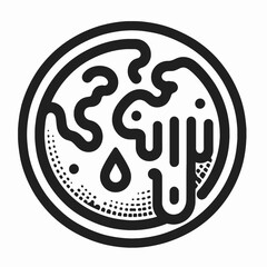 Melting Earth Climate Crisis Icon