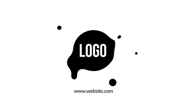 Blob Logo Reveal 2 &ndash; Organic Shape Animation Opener for Brand Identity Motion Graphics and Video Intro