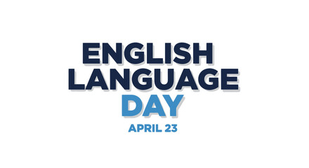 Fototapeta premium Language Appreciation Day Poster