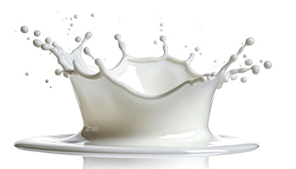 Milk Splash from Cow Milk