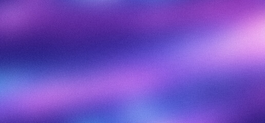 Obraz premium Abstract purple gradient background with soft blurred textures. Vibrant violet and blue neon light waves. Ethereal glowing silk backdrop for modern digital design and cinematic overlays.