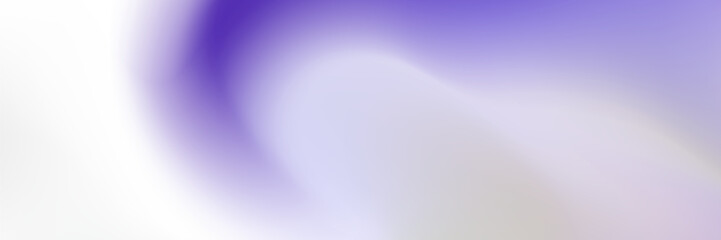 Abstract landing page design featuring fluid violet shapes and smooth blur effects.