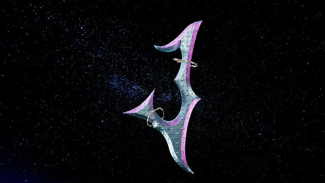 Futuristic Metal Font J