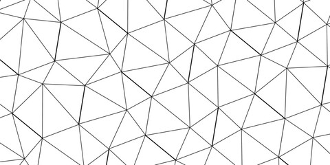 Abstract seamless geometric pattern triangle vector futuristic technology design. Net on the wall decoration. © armans