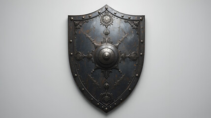 Fototapeta premium war shield can isolated