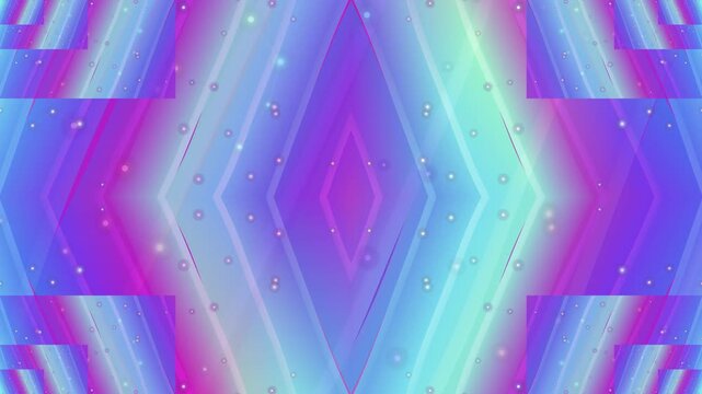 Abstract Diagonal Stripes with Diamond Shape and Glitter Effect in Vibrant Purple, Pink, and Blue Hues