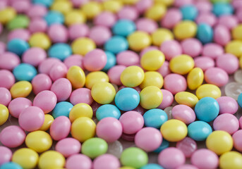Obraz premium Colorful candies close up