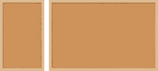 Fototapeta premium Blank cork board background set with textured notice board isolated vector collection