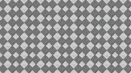 Seamless grey diamond checkered pattern background