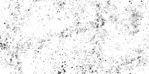 Obraz premium Dirty Dust Film Grain Speck Grit Grunge Overlay Texture on White Background with Noise Effect and Rough Distressed Surface Vector Illustration.
