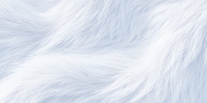 Soft white fur in gentle macro shot creating abstract background pattern with delicate texture and light shadows for luxury and purity concepts. 