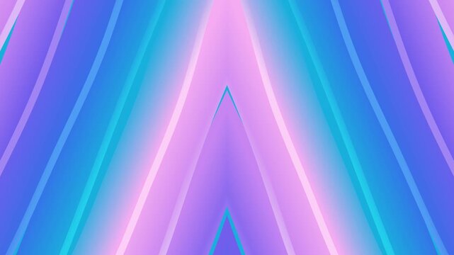 Abstract Pink and Blue Geometric V Shape Gradient Animation