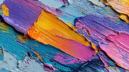 Vibrant abstract oil paint texture and background