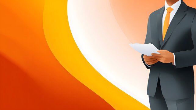 Professional vector background for corporate shareholder campaign