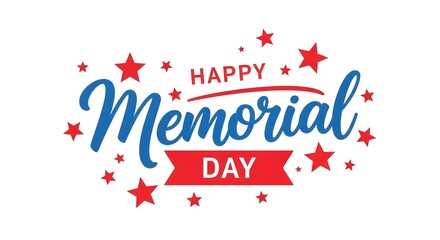 Happy Memorial Day Text with Stars photo 2a07a9667e718bba25d42968a5b10a7ddr