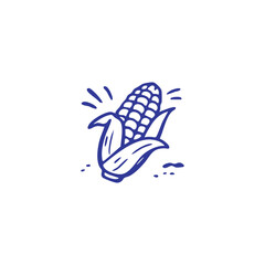 Fresh Corn on the Cob Illustration