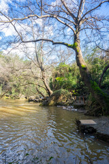 Kurşunlu Waterfall Nature Park (Turkish: Kurşunlu Şelalesi) is located 19 km from Antalya, Turkey at the end of a 7 km road branching off to the north of the Antalya-Serik-Alanya highway