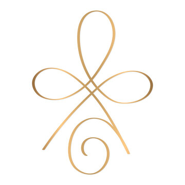 Keltisches Symbol f&uuml;r St&auml;rke und Kraft &ndash; Mystisches keltisches Knotenzeichen als spirituelles Emblem