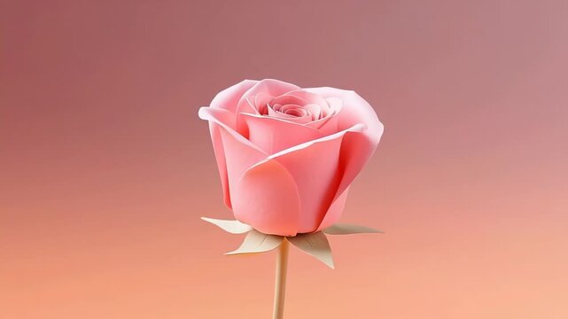 PinkRoseonSoftGradientBackground