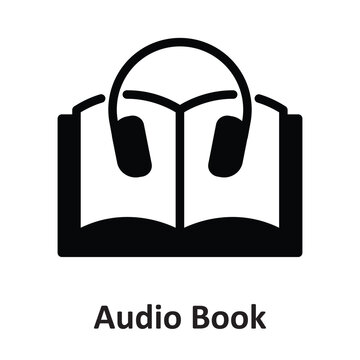 Audio Book Vector icon which can easily modify or edit