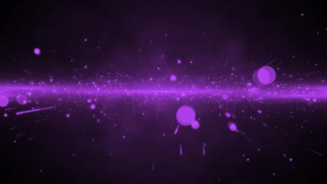Falling Purple Glitters Background 4k Video