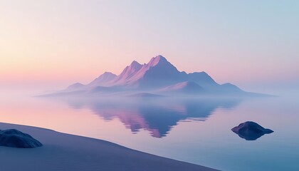 Fototapeta premium sunrise over mountains