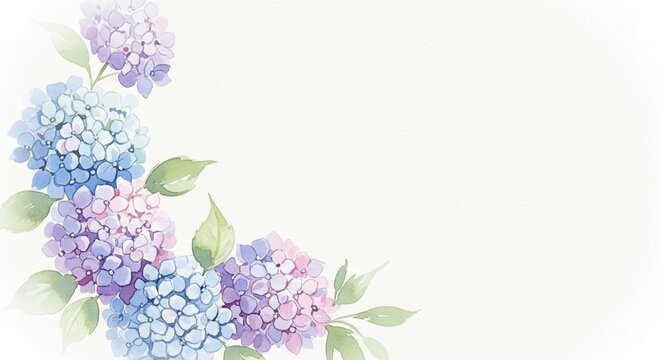 Pastel hydrangeas with green leaves on white background mothers day background download 2026 2027 flowers 1