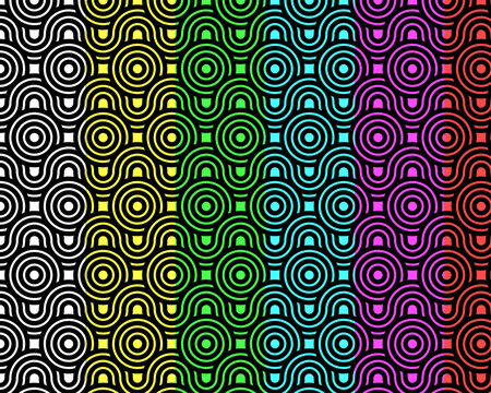 pattern with differnt collor