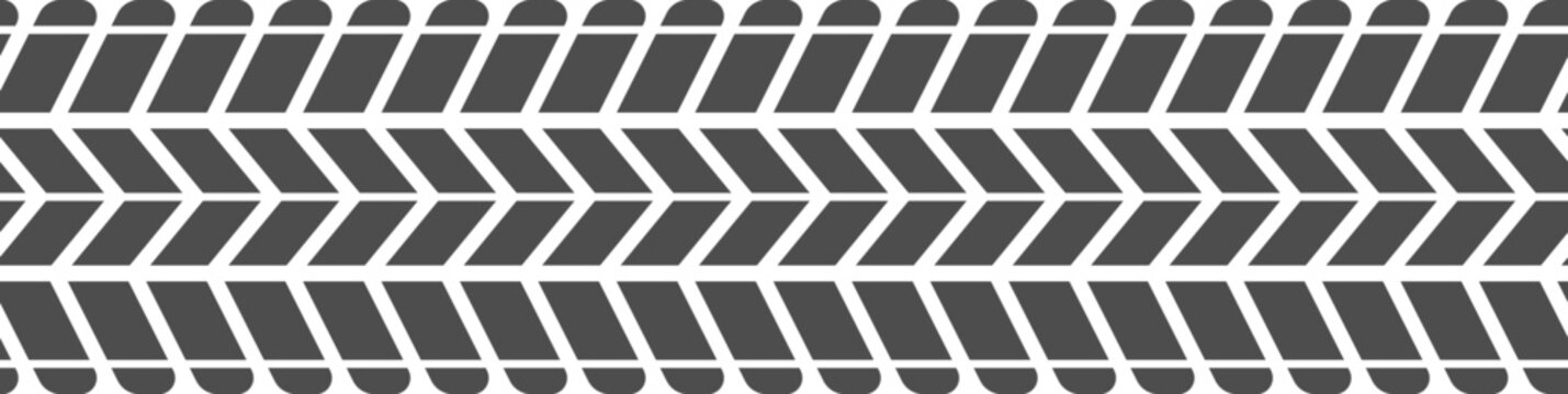 Tire tread pattern creating a seamless background design