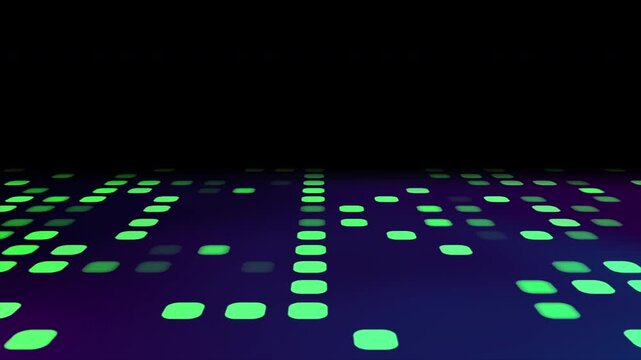 AI neural network visualization for machine learning demos, artificial intelligence presentations, and data science conferences. Futuristic tech background. 4K seamless loop.