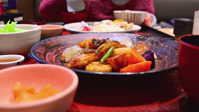 魚の黒酢あんかけ