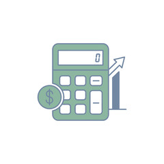 Minimalist Progress Bar with Upward Arrow Indicator