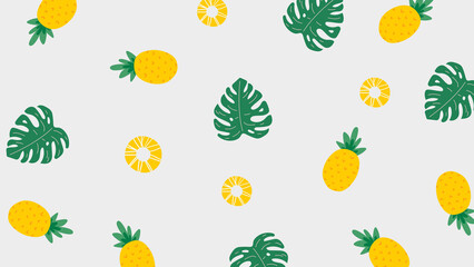 Tropilalny wzór, deseń - projekt graficzny, wektorowy © polanski.portfolio