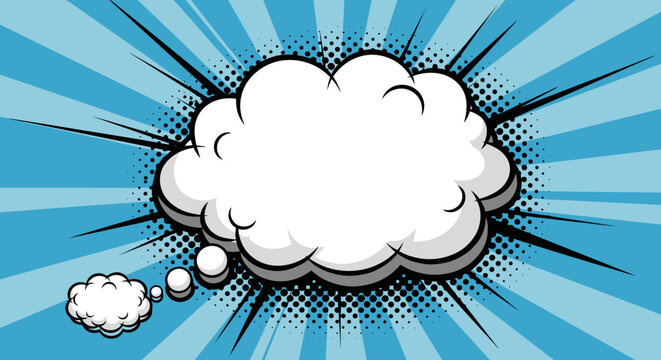 Comic book background illustration