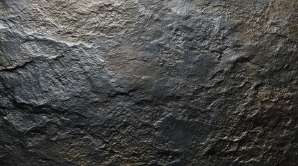 Fototapeta premium Textured dark stone surface with rough uneven patterns