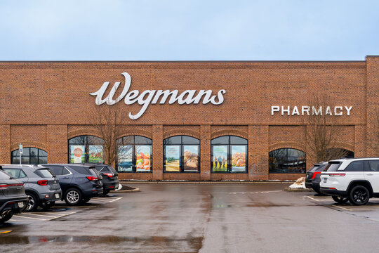 Syracuse, NY - Feb 17, 2026: Wegmans is a highly regarded regional supermarket chain known for its expansive grocery offerings with over 110 stores across the Northeast and Mid-Atlantic.