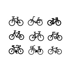 Obraz premium Bicycle Icon Sheet