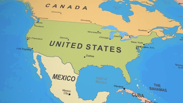 North and South America continent maps vector illustration with country borders and geographic outline design