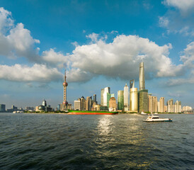 Obraz premium China Shanghai The Bund skyline