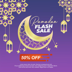 ramadan kareem islamic background vector