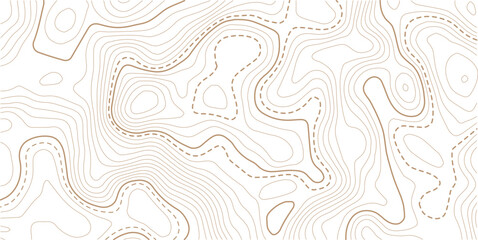 Vector geographic contour mounted map background. Abstract minimal The patter discovery vector topo map.Topographic map pattern background vector. Abstract line contour mountain terrain map background © AFROZAOPORNA
