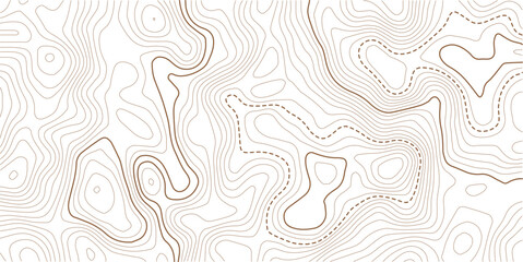Topographic line contour map background, Topographic map and landscape terrain texture grid,Vector geographic contour map. Background of the topographic map. Topographic map lines, contour background. © AFROZAOPORNA