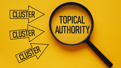 Topical Authority and Semantic SEO Concept with Content Clusters Structure, Website Hierarchy...