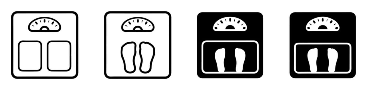 weight scale fitness icon