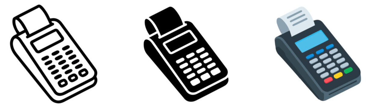 payment terminal card transaction icon