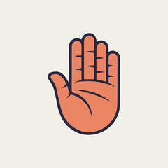 Obraz premium hand sign icon