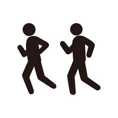 ランニングする人のアイコン